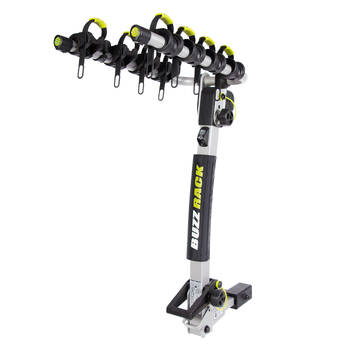 Buzzrack Buffalo H4 Hitch Mount 4-Bike Dual Arm Rack - Black