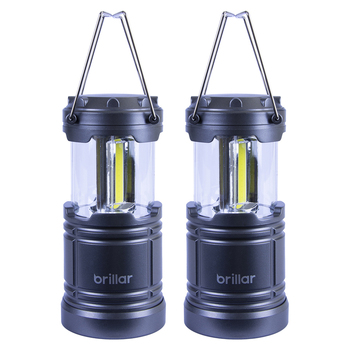 2PK Brillar LED Popup Lantern Camping/Hiking Lamp - Assorted