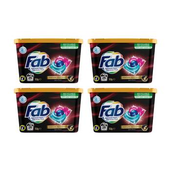 4PK FAB Laundry Clothes Cleaning Pods Spice Desire 26 Washes 312g