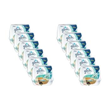 12PK Glade Cone Scented Gel Air Freshener Home Fragrance Ocean 180g