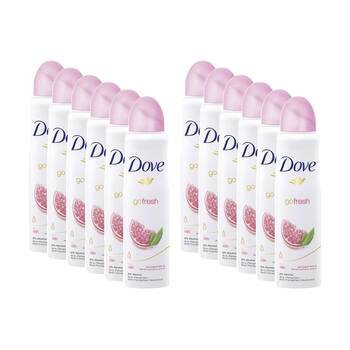 12PK Dove Antiperspirant Deodorant Body Spray Pomengranate 150ml