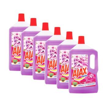 6PK Ajax Fresh Scent Anti Bactieral Multi-Purpose Floor Cleaner Lavender 2L