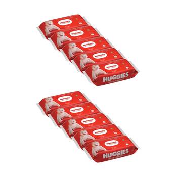 10x 56pc Huggies Ultra Comfort Soft Baby Wipes Travel Pack Sensitive Skin