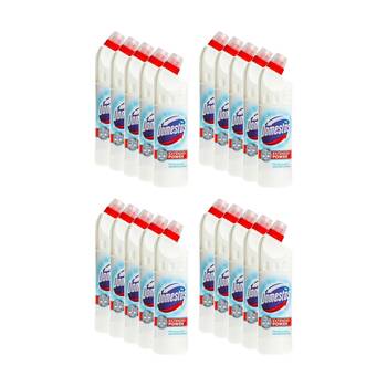 20PK Domestos Laundry Household Disinfectant Cleaner 750ml White