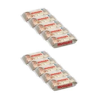 10x 56pc Huggies Elite Soft Baby Wipes Travel Pack Sensitive Skin