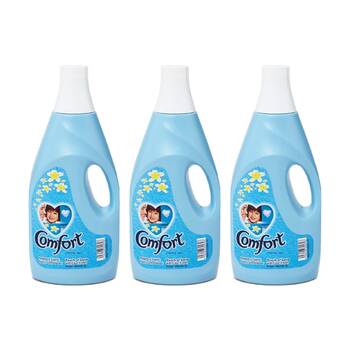 3PK Comfort Softener Cleaning Fabric Conditioner Lilac Scent 2L Blue