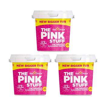 3PK Pink Stuff Effective Stain Remover Cleaning Paste Tub 850g