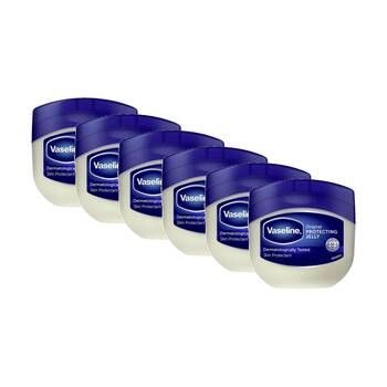 6PK Vaseline Original Skin Protectant Care Tub Petroleum Jelly 100ml