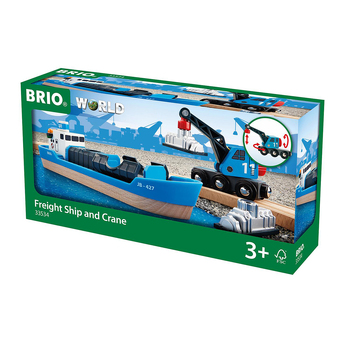4pc Brio Container & Crane Wagon Kids/Childrens Pretend Play Toy 3y+