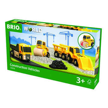 5pc Brio Construction Vehicles Kids/Childrens Pretend Play Toy 3y+