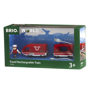 4pc Brio Travel Rechargeable Train Kids/Childrens Pretend Play Toy 3y+
