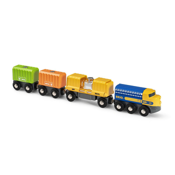 7pc Brio Three-Wagon Cargo Train Kids/Childrens Pretend Play Toy 3y+