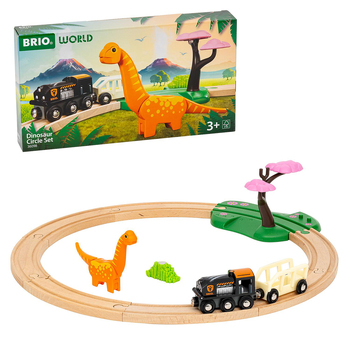 12pc Brio Dinosaur Circle Set Kids/Childrens Play Toy 3y+