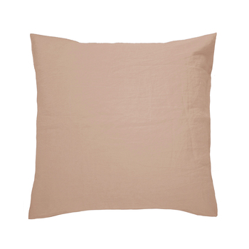 Bambury Home Living Decorative Linen Euro Pillowcase Tea Rose 65 x 65cm