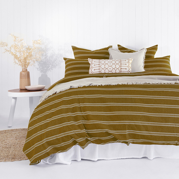 Bambury Queen Bed Quilt Cover Set Jasper Soft Touch Woven Home