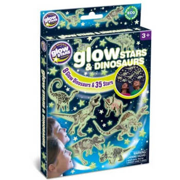 Brainstorm Toys Glow In The Dark Stars & Dinosaurs Kids 3y+