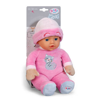 Baby Born for Babies Sleepy Pink Soft Plush Toy/Doll w/Shaking Rattle 30cm 0m+