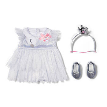 Baby Born Ballerina Doll Outfit/Accessory w/Dress Crown Ballet Shoes 43cm 3y+