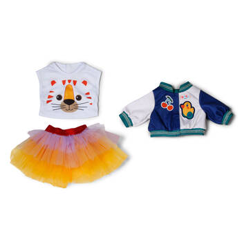 3pc Baby Born Tutu Outfit/Accessory for 43cm Doll w/Skirt Singlet Jacket 3y+