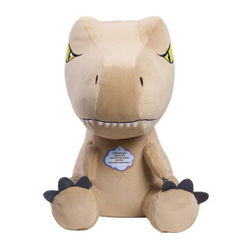 Jurassic World Comfeez Plush T-Rex Dinosaur Weighted Comfort Soft Toy 12in 3y+