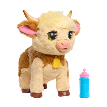 FurReal Interactive Plush Maggie the Feed and Follow Cow Toy w/Motion Sound 4y+