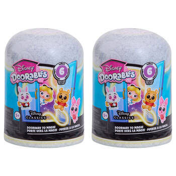 2PK Doorables Disney Collectible Figures Doorway To Magic Toy Display Set 5y+