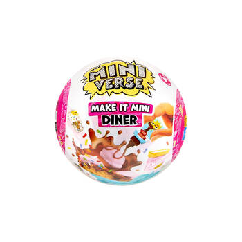 Miniverse Make It Mini Foods Diner Series 4 Set Minature Toys 8y+ Assorted