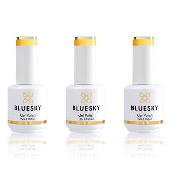 3PK Bluesky 80624 Honey Darlin Gel Nail Polish Manicure Colour UV LED Lacquer 15ml