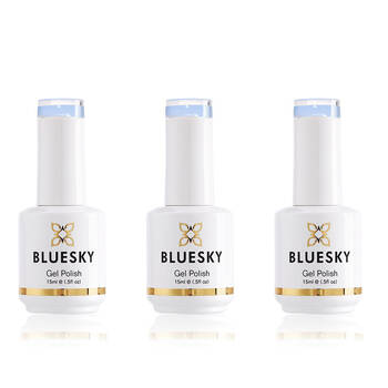 3PK Bluesky Daydream Gel Nail Polish Manicure/Pedicure Colour UV LED Lacquer 15ml