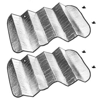 Car Windscreen Sun Visor 2 Pack