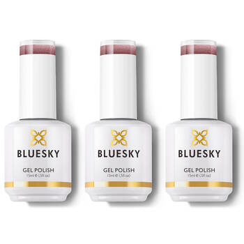 3PK Bluesky Fight At Play Nail Polish Manicure/Pedicure Colour UV LED Lacquer 15ml