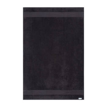 Lacoste LLECROCO Soft Organic Cotton Bath Sheet Bitume 100x150cm
