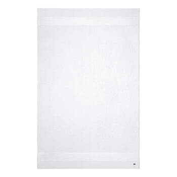 Lacoste LLECROCO Soft Organic Cotton Bath Sheet Blanc 100x150cm