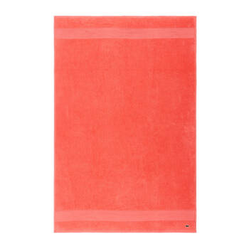 Lacoste L Lecroco Bath Sheet Absorbent 100% Cotton 600gsm 100x150cm Red