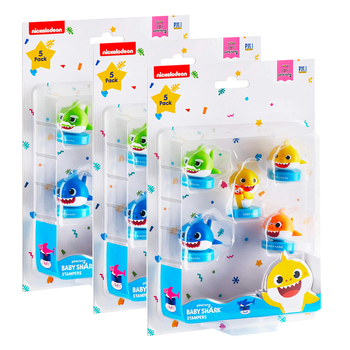 15pc Baby Shark Stampers Assorted 3+
