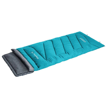 Quest Ridgeline 220cm 5˚C Sleeping Bag w/ Carry Bag - Blue
