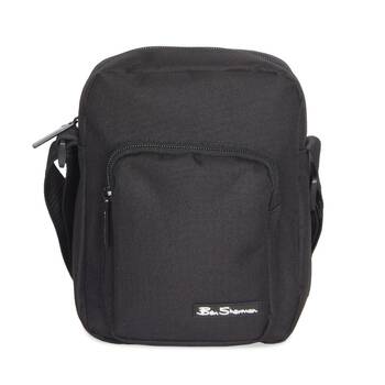 Ben Sherman Men's Cross Body Outdoor Travel Bag - Black