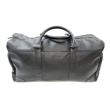 Ben Sherman Pebble Duffle Bag w/ Pockets - Black