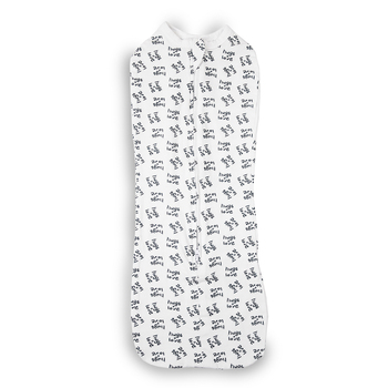 Baby Studio Swaddle Pouch BCI Cotton Hugs = Love Size 0-3m