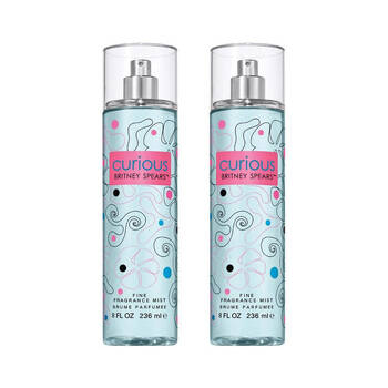2PK Britney Spears Curious Body Mist Spray For Women 240ml