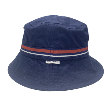Ben Sherman Men's Cotton Stripe Bucket Hat Head Accessory - Blue 