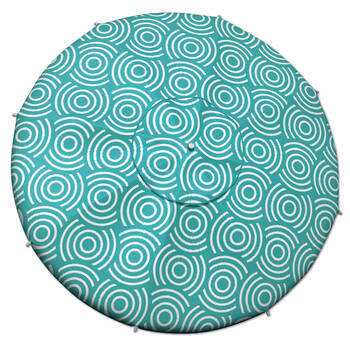 Mirage Outdoor Beach Canopy Umbrella w/ Carry Bag 2.4m Aqua Blue