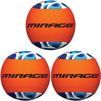 3PK Mirage Neoprene Skim Ball Kids Outdoor Water Toy Blue/Orange