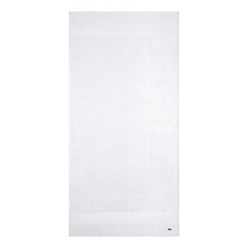 Lacoste LLECROCO Soft Organic Cotton Bath Towel Blanc 70x140cm