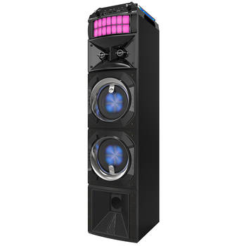 Lenoxx 80W LED Stage Lights Wireless Streaming Speaker