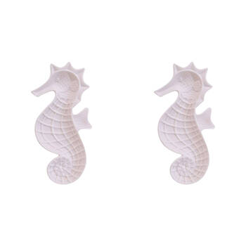 2PK LVD Seahorse Plate Ceramic Home/Lounge Decor 22cm Salt