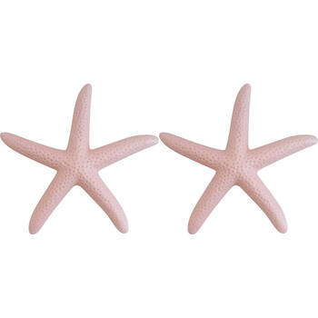 2PK LVD Starfish Ceramic Figurine Home/Lounge Decor Large Nude