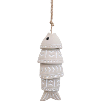 LVD Hanger Fish Ceramic Hanging Ornament Decor Natural 26cm