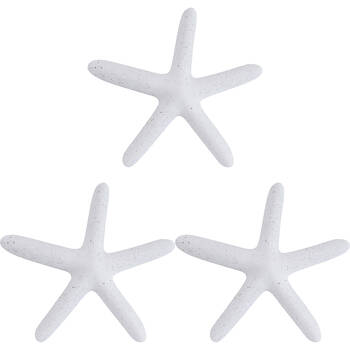 3PK LVD Starfish Ceramic Figurine Home Decor Large Mineral