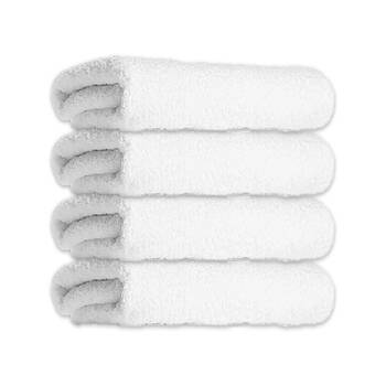 4PK Jason Commercial J-Dry Luxe Bath Towel Large 76x150cm - White